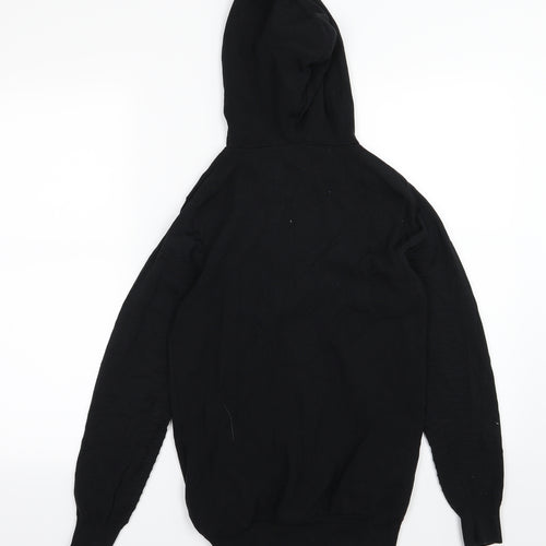 NEXT Boys Black  Jersey Full Zip Hoodie Size 12 Years