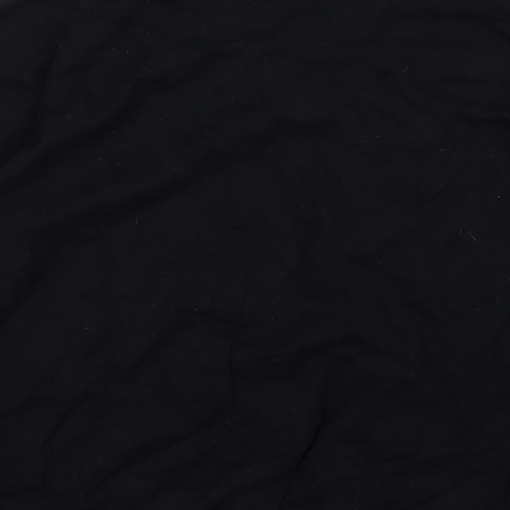 Truetex Mens Black  Knit Pullover Jumper Size XL