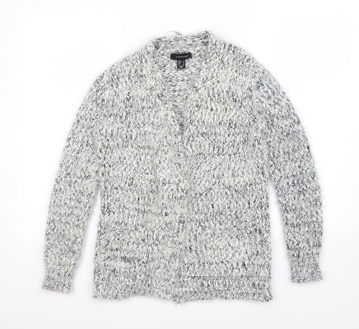 Atmosphere Womens White  Knit Cardigan Jumper Size 8
