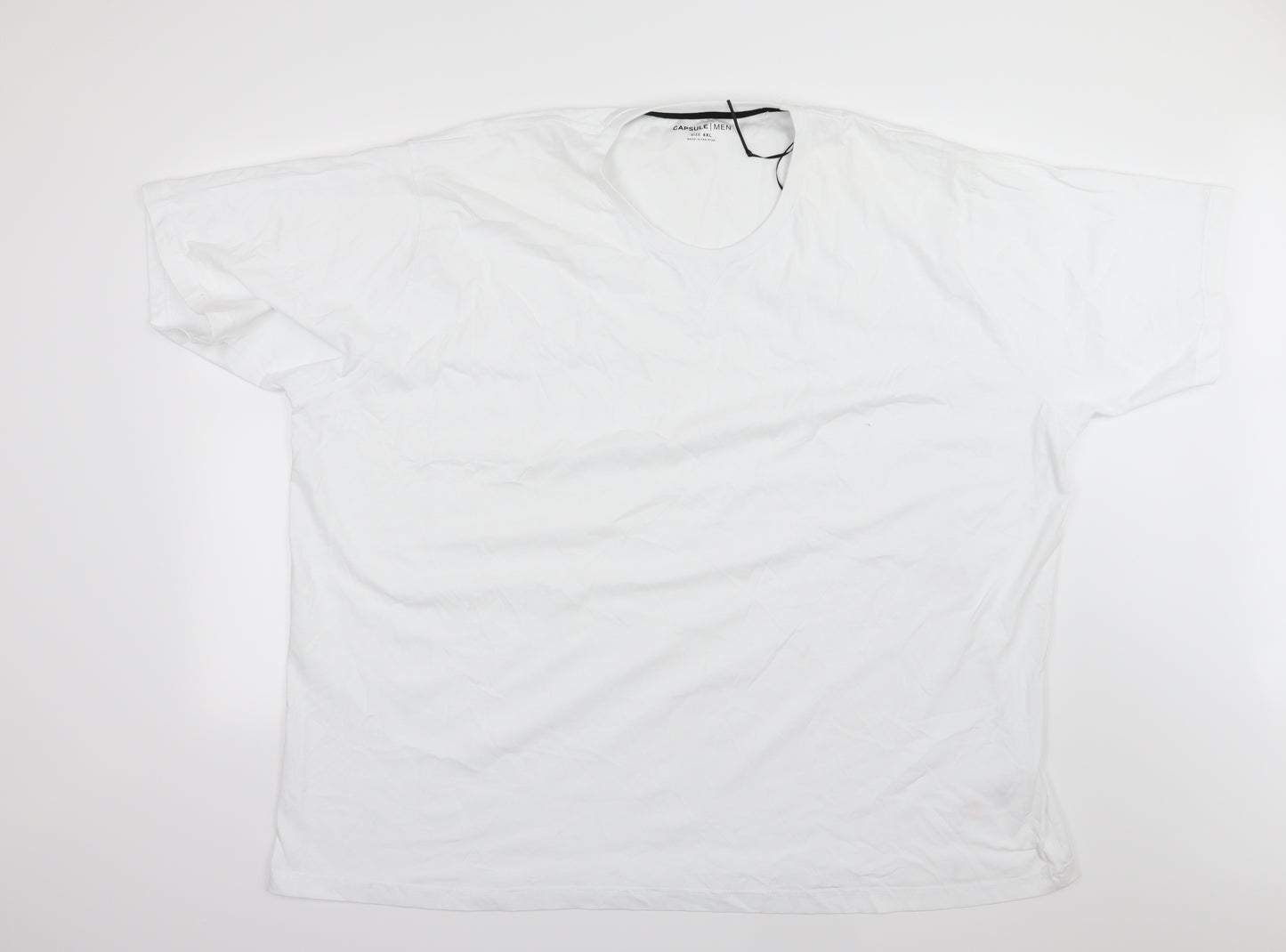 Capsule Mens White  Jersey  T-Shirt Size 4XL