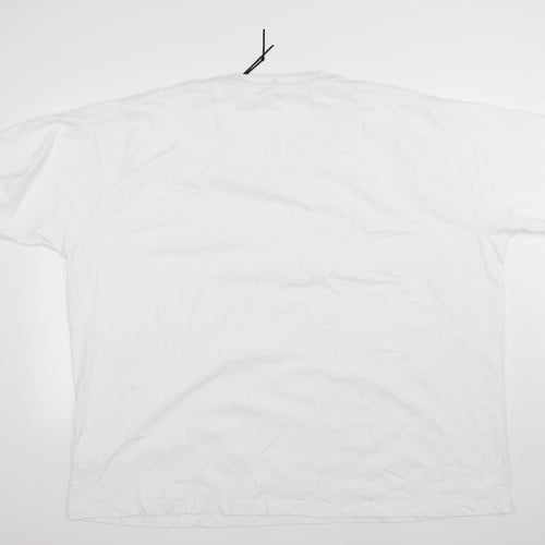 Capsule Mens White  Jersey  T-Shirt Size 4XL