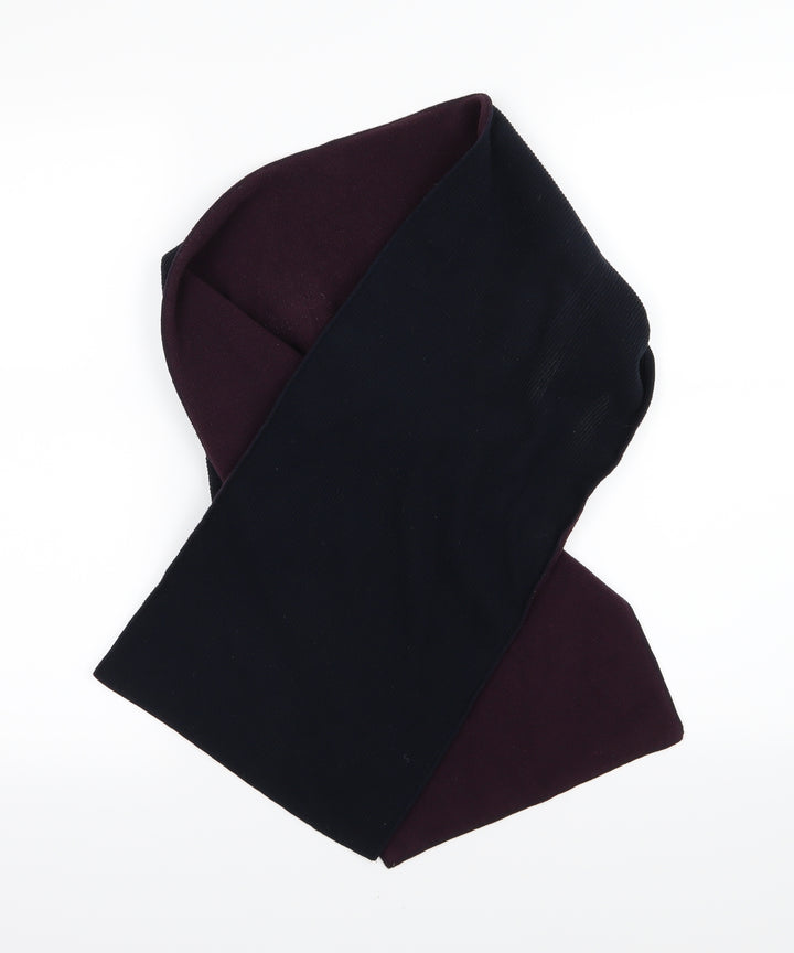 Preworn Mens Blue Fleece Rectangle Scarf Scarf One Size