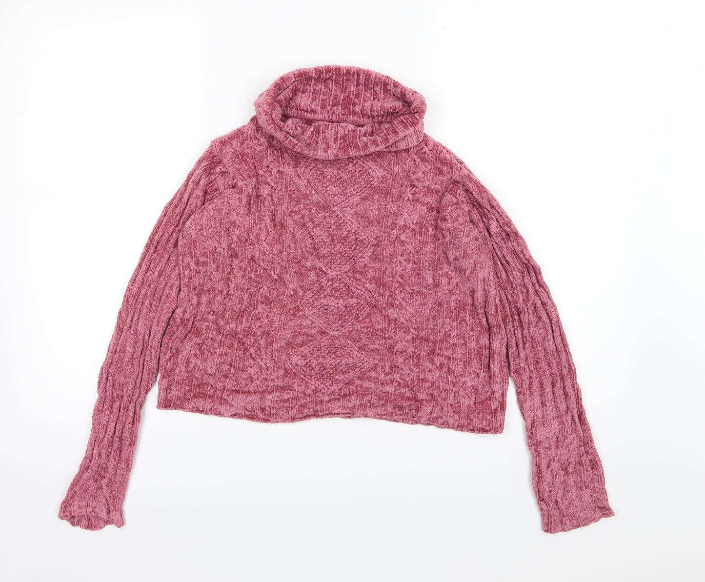 Preworn Womens Pink  Knit Pullover Jumper Size 8