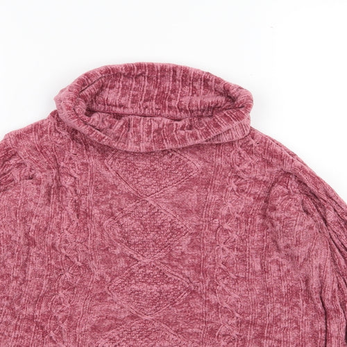 Preworn Womens Pink  Knit Pullover Jumper Size 8