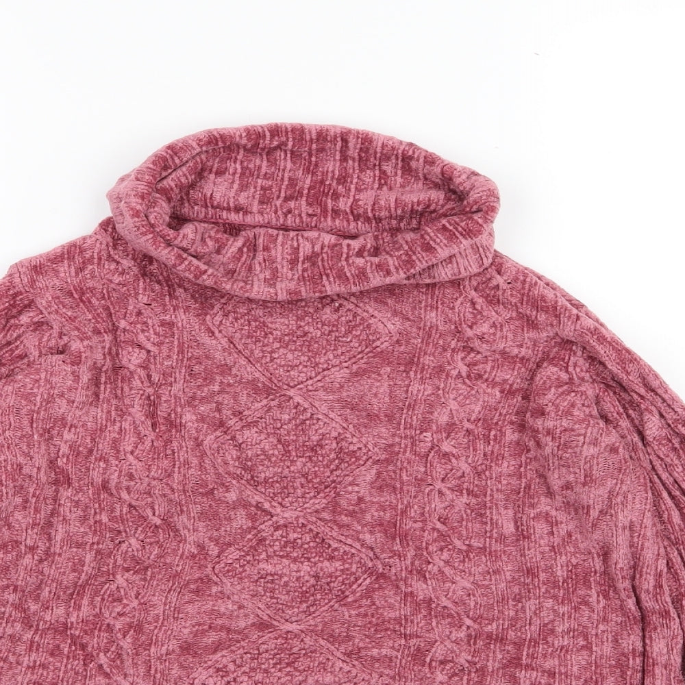 Preworn Womens Pink  Knit Pullover Jumper Size 8
