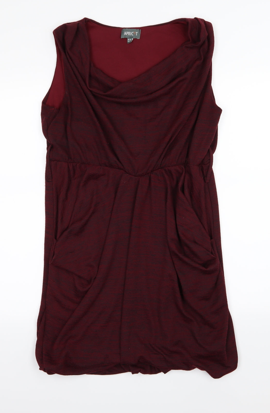 Apricot Womens Red  Jersey A-Line  Size 16  - Burgundy