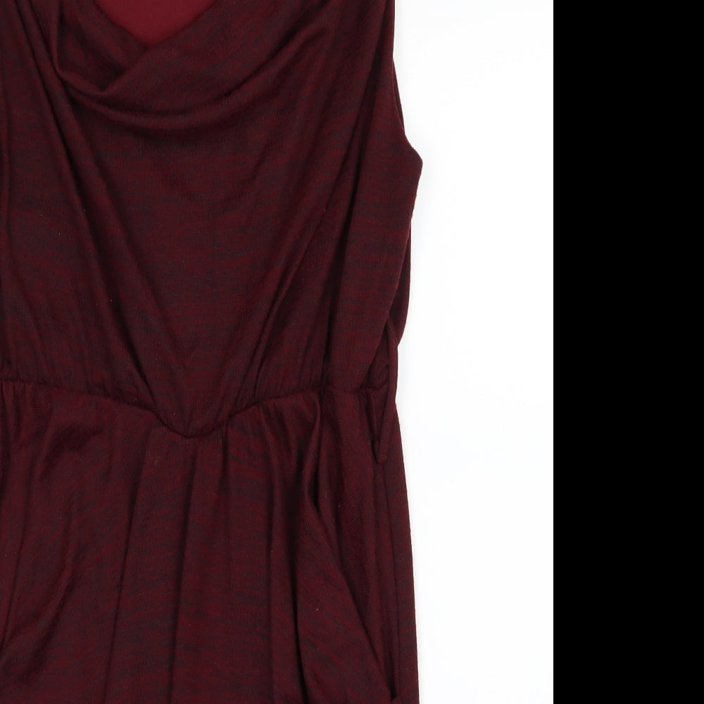 Apricot Womens Red  Jersey A-Line  Size 16  - Burgundy