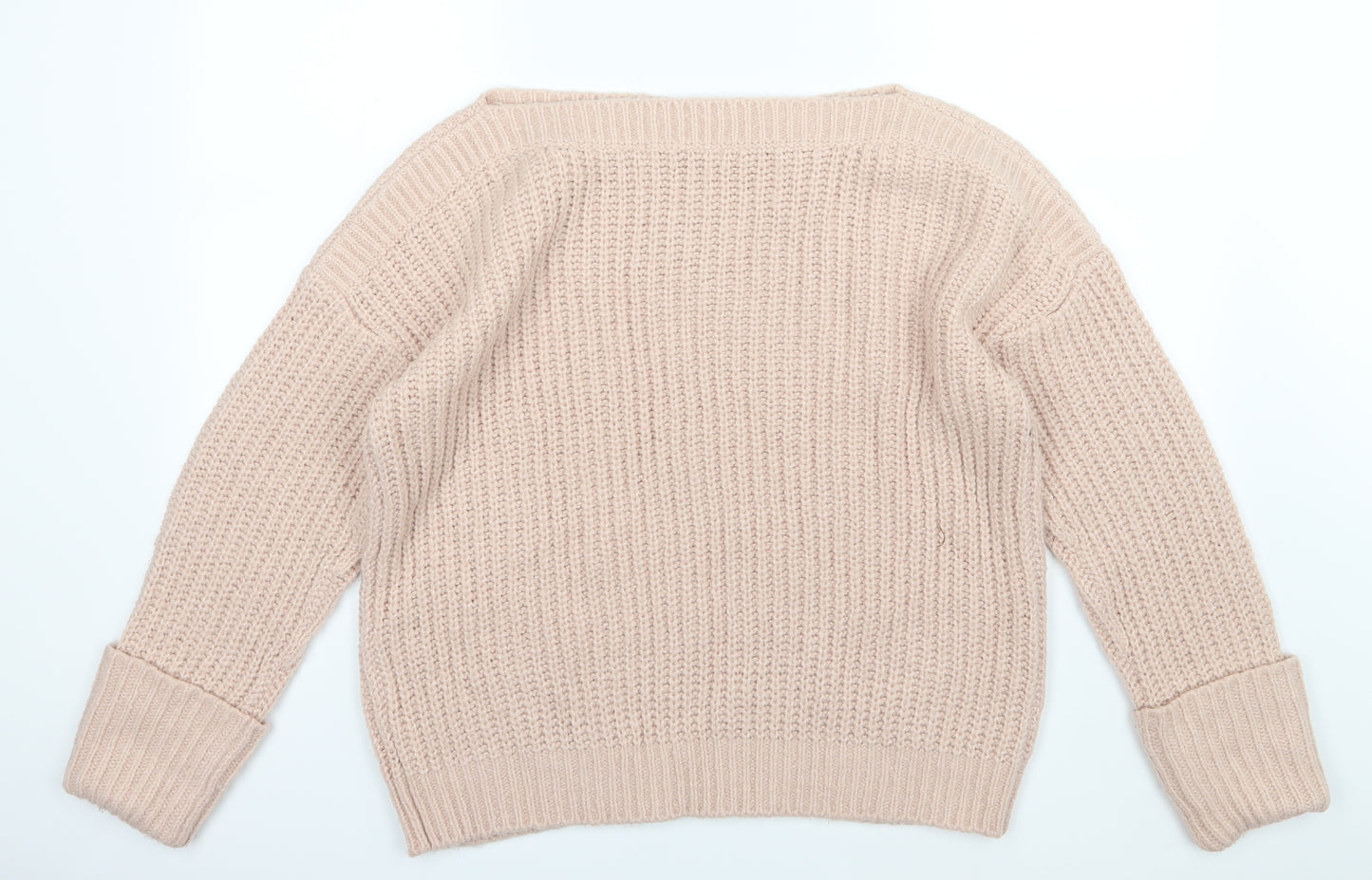 George Womens Pink  Knit Pullover Jumper Size L