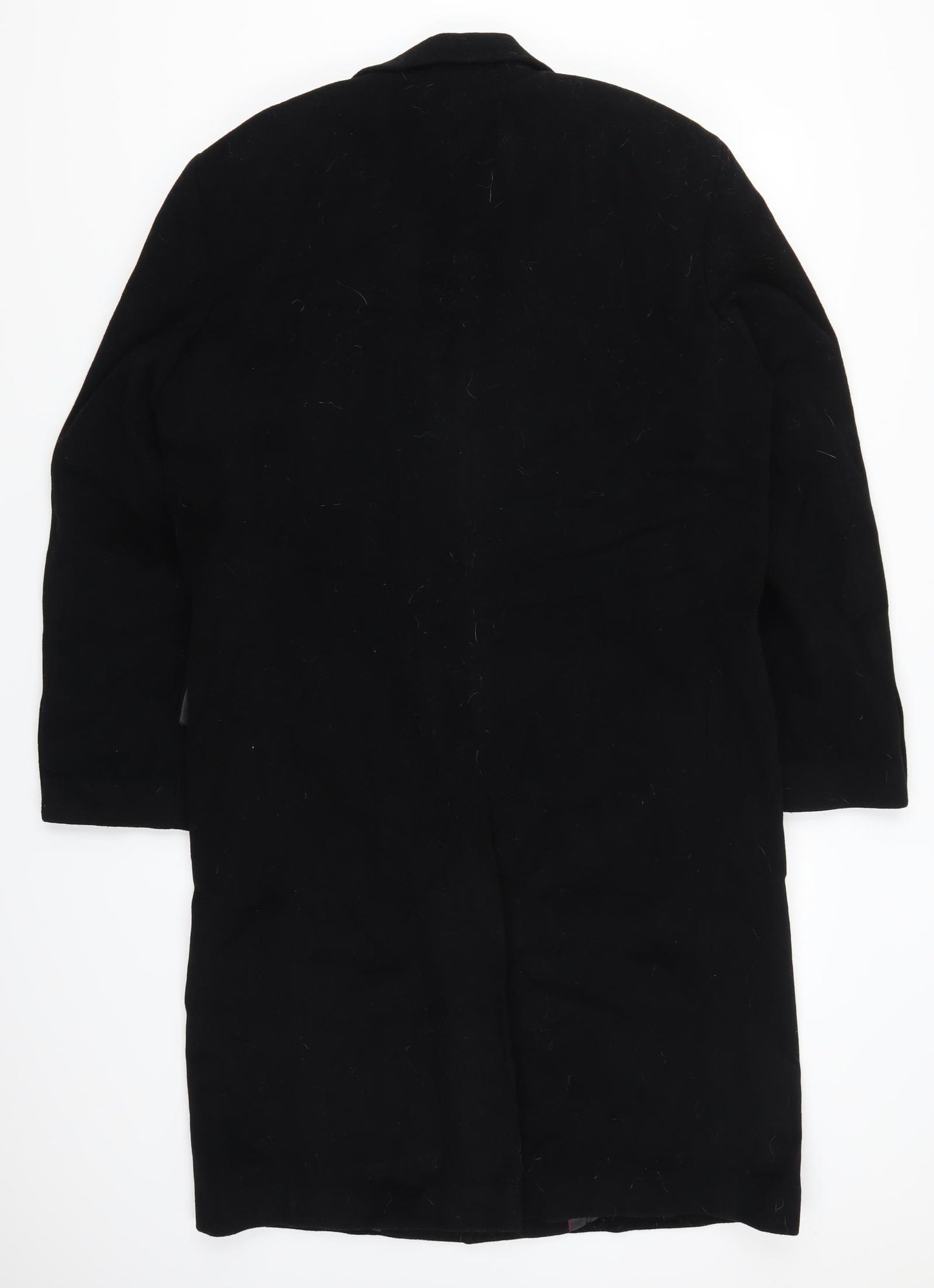 Racing Green Mens Black   Trench Coat Coat Size M