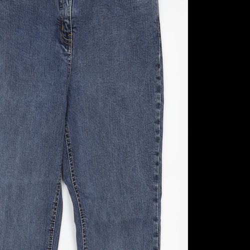 Papaya Womens Blue  Denim Bootcut Jeans Size 14 L23 in