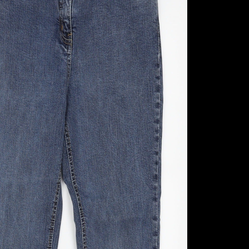 Papaya Womens Blue  Denim Bootcut Jeans Size 14 L23 in