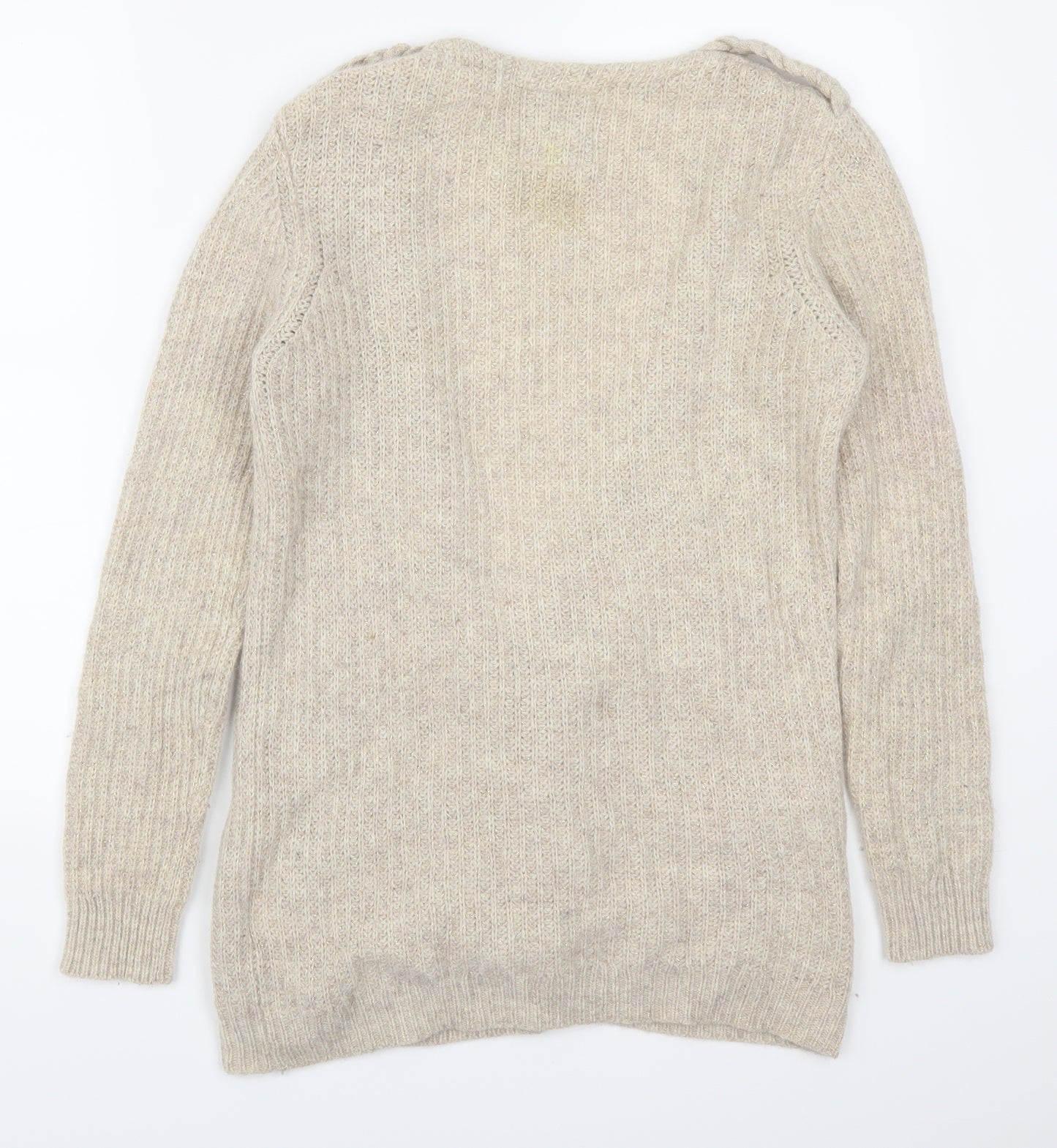 River Island Womens Beige   Cardigan Jumper Size 12