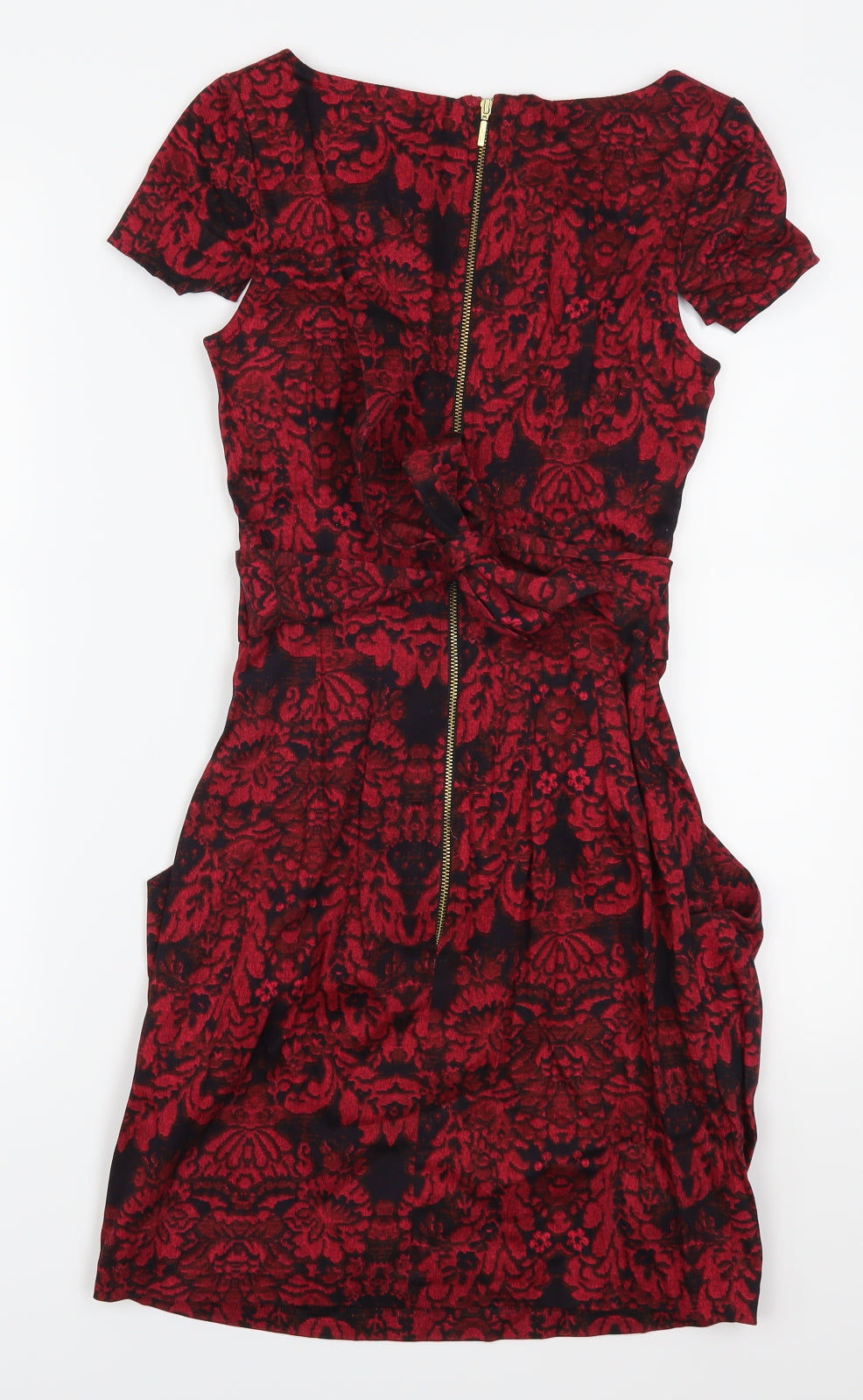 Closet Womens Red Floral  Mini  Size 6