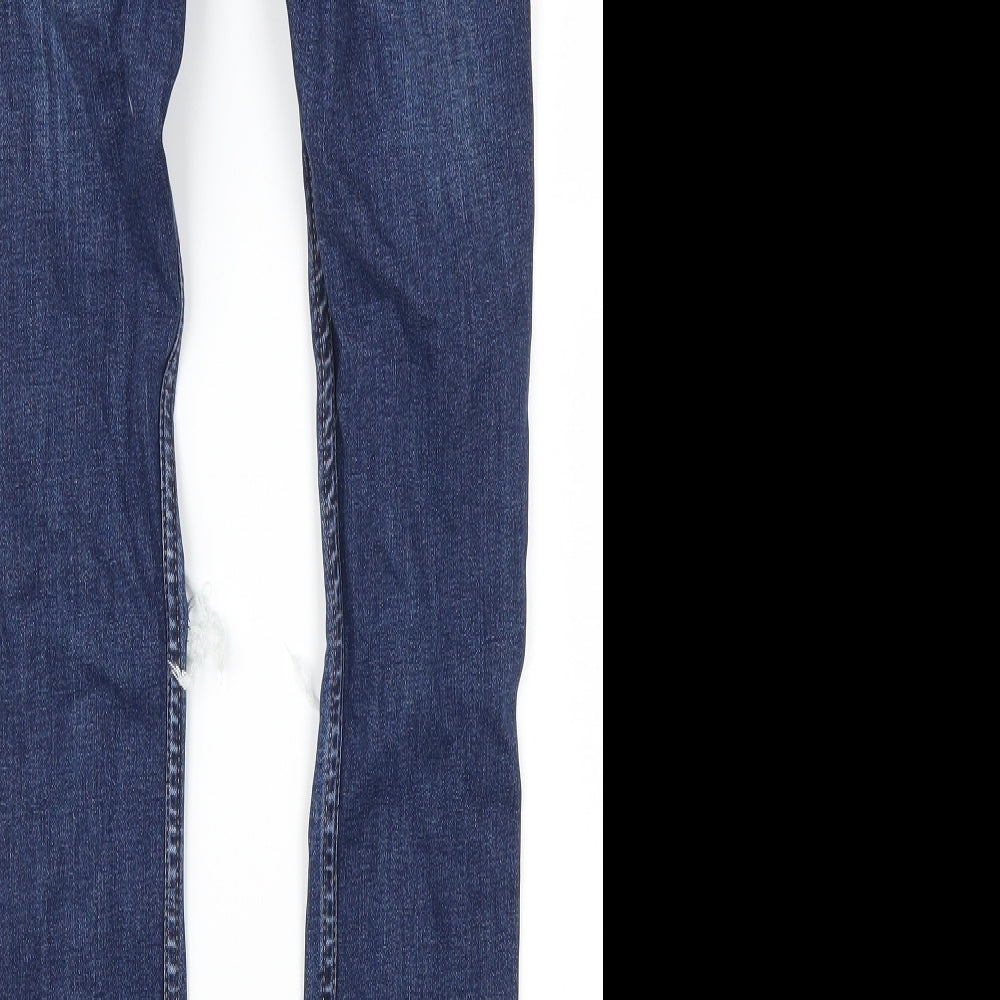 Topman Mens Blue  Denim Skinny Jeans Size 28 L30 in