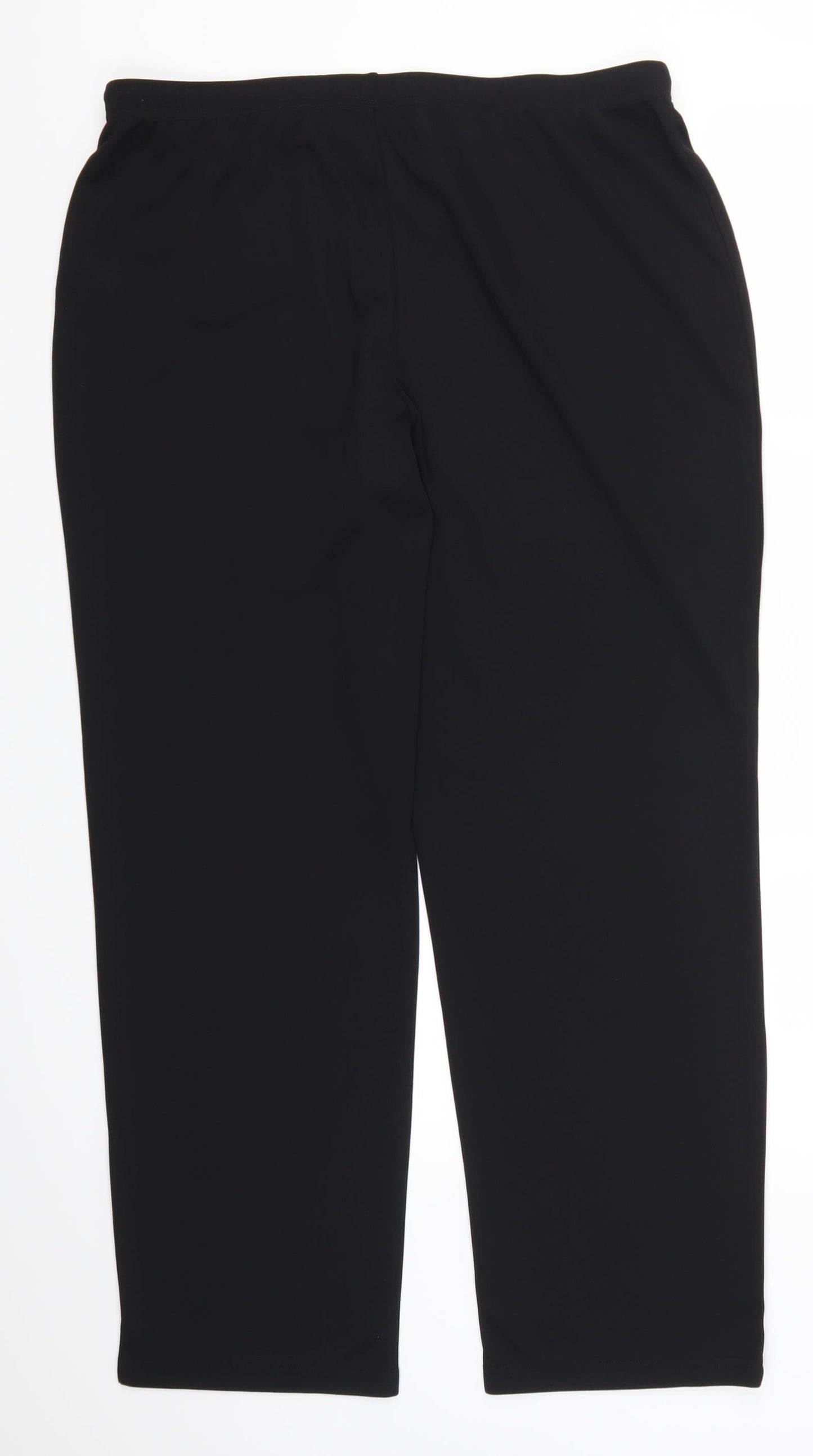 Balsamik Womens Black   Trousers  Size 20 L29 in