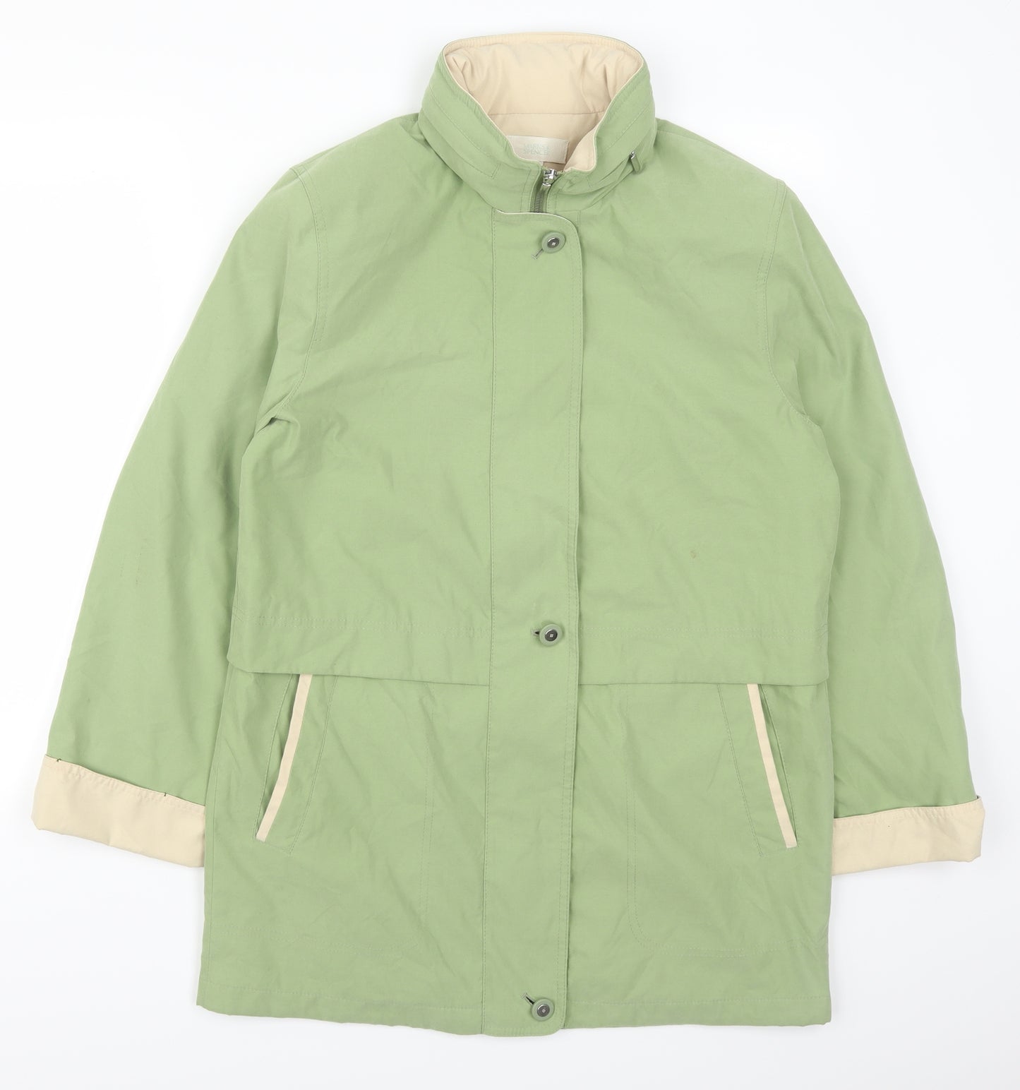 Marks and Spencer Womens Green   Jacket Coat Size 12