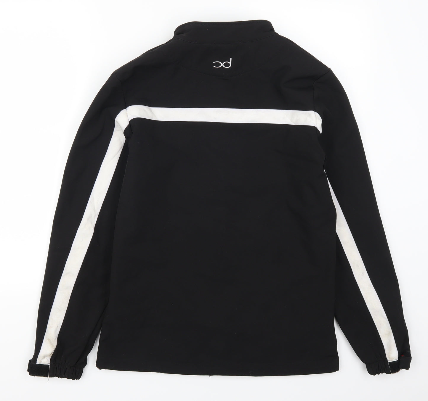 Chinny Dipper Boys Black Striped  Jacket  Size 13-14 Years