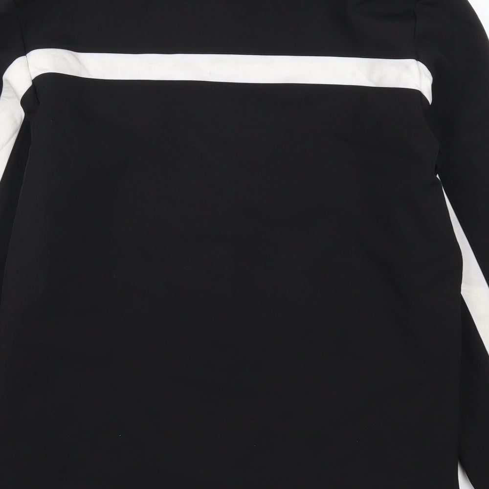 Chinny Dipper Boys Black Striped  Jacket  Size 13-14 Years