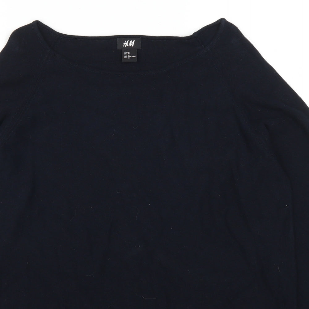 H&M Womens Blue   Pullover Jumper Size M