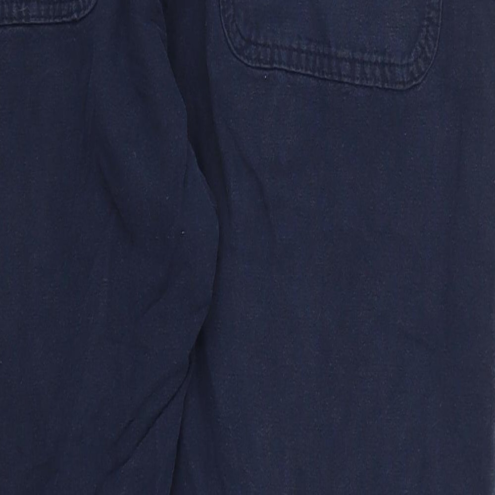 H&M Womens Blue   Trousers  Size 8 L27 in