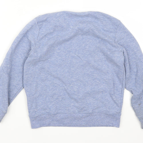 NEXT Boys Blue   Pullover Sweatshirt Size 8 Years  - Raccoon on a Bicycle