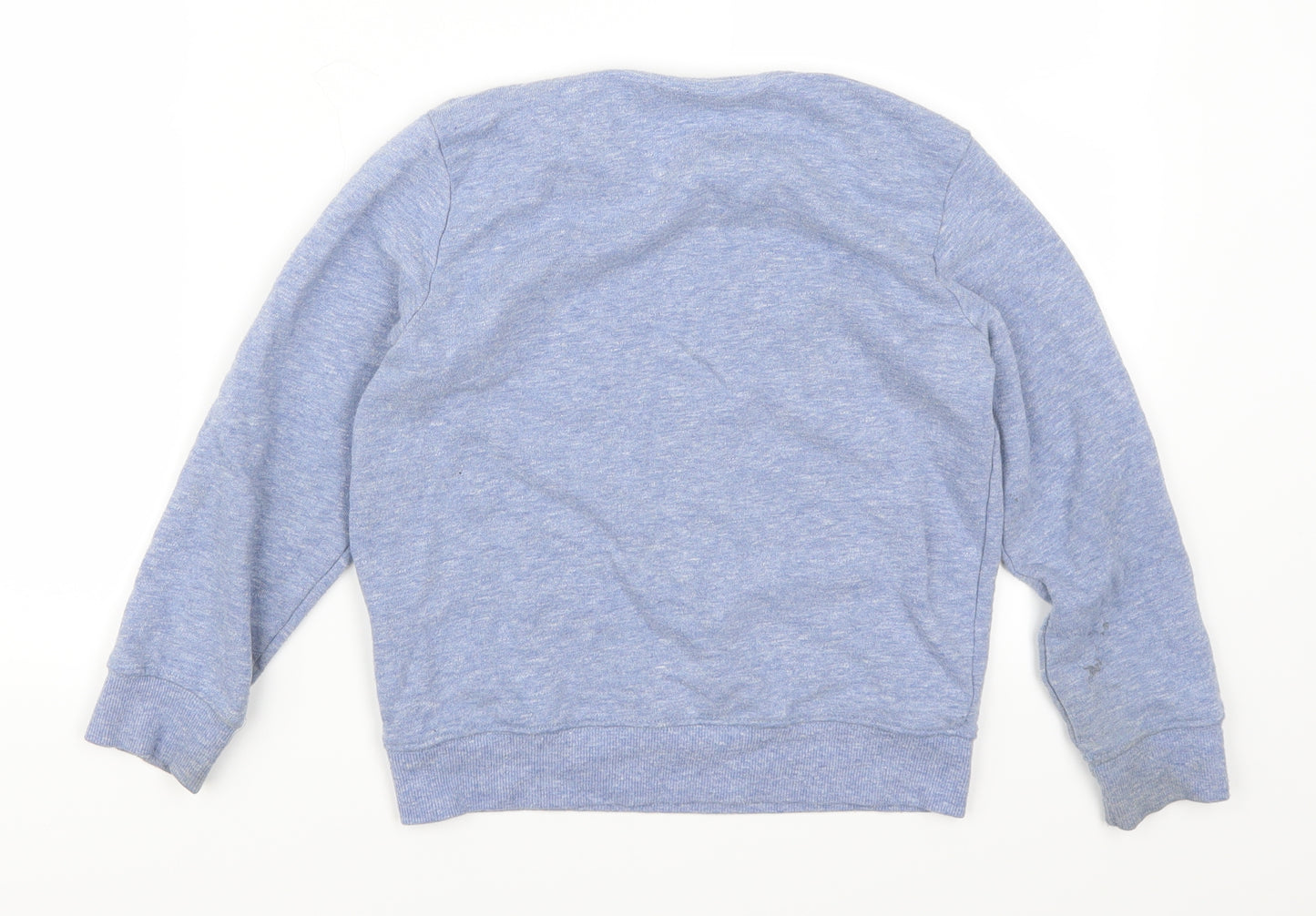 NEXT Boys Blue   Pullover Sweatshirt Size 8 Years  - Raccoon on a Bicycle