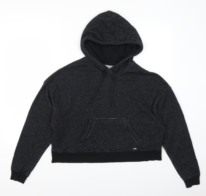 Hollister Womens Black Pullover Hoodie Size M