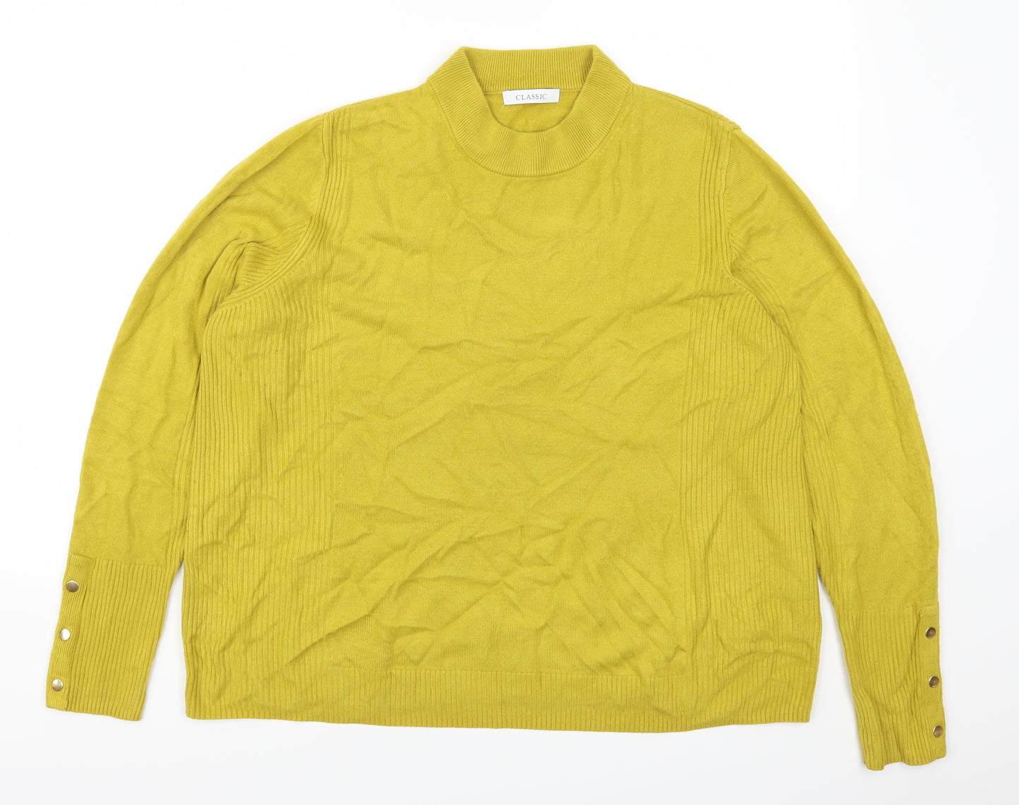 Marks and Spencer Womens Green   Pullover Jumper Size 18