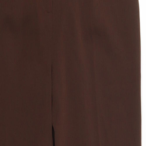 Happi Womens Brown   Trousers  Size 14 L26 in