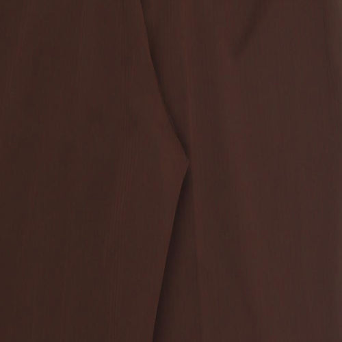 Happi Womens Brown   Trousers  Size 14 L26 in