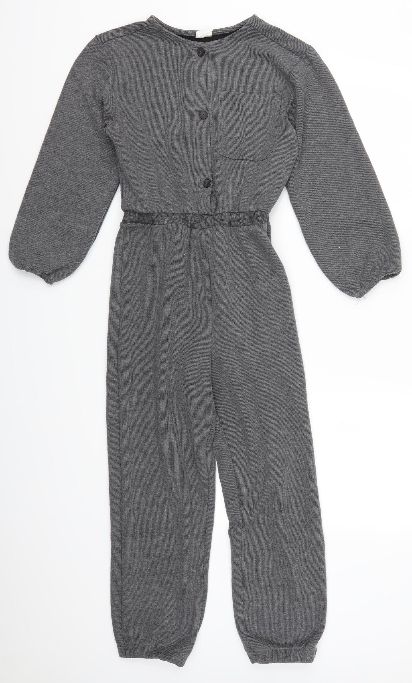 Zara Girls Grey   Jumpsuit One-Piece Size 13-14 Years