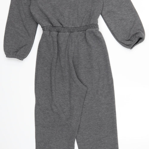 Zara Girls Grey   Jumpsuit One-Piece Size 13-14 Years
