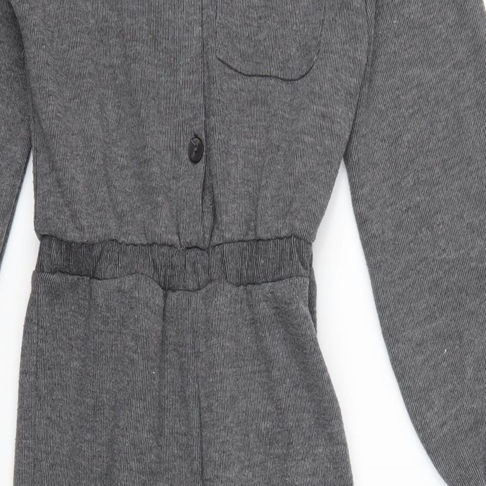 Zara Girls Grey   Jumpsuit One-Piece Size 13-14 Years
