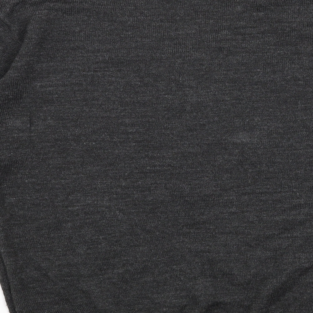 F&F Mens Grey   Henley Jumper Size S