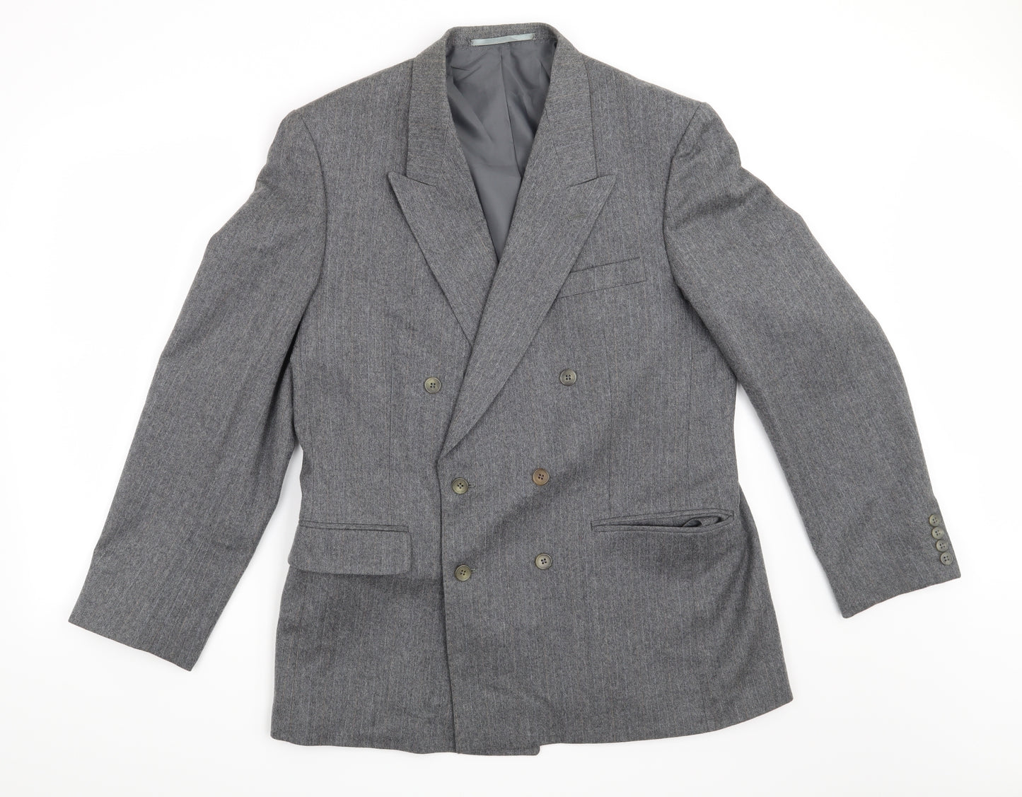 Centaur Mens Blue Striped  Jacket Blazer Size 42