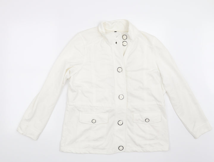 Bonmarché Womens White Jacket Size M