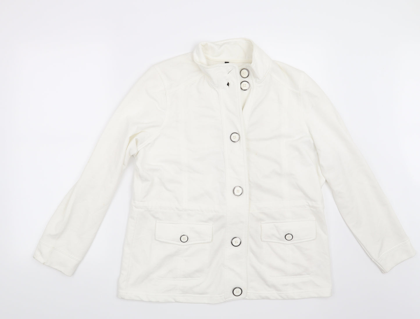 Bonmarché Womens White   Jacket  Size M