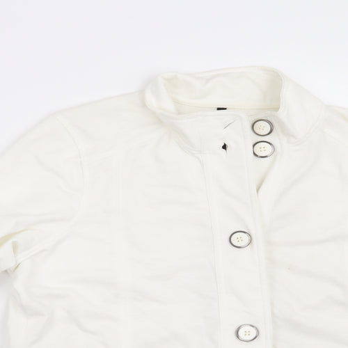 Bonmarché Womens White   Jacket  Size M