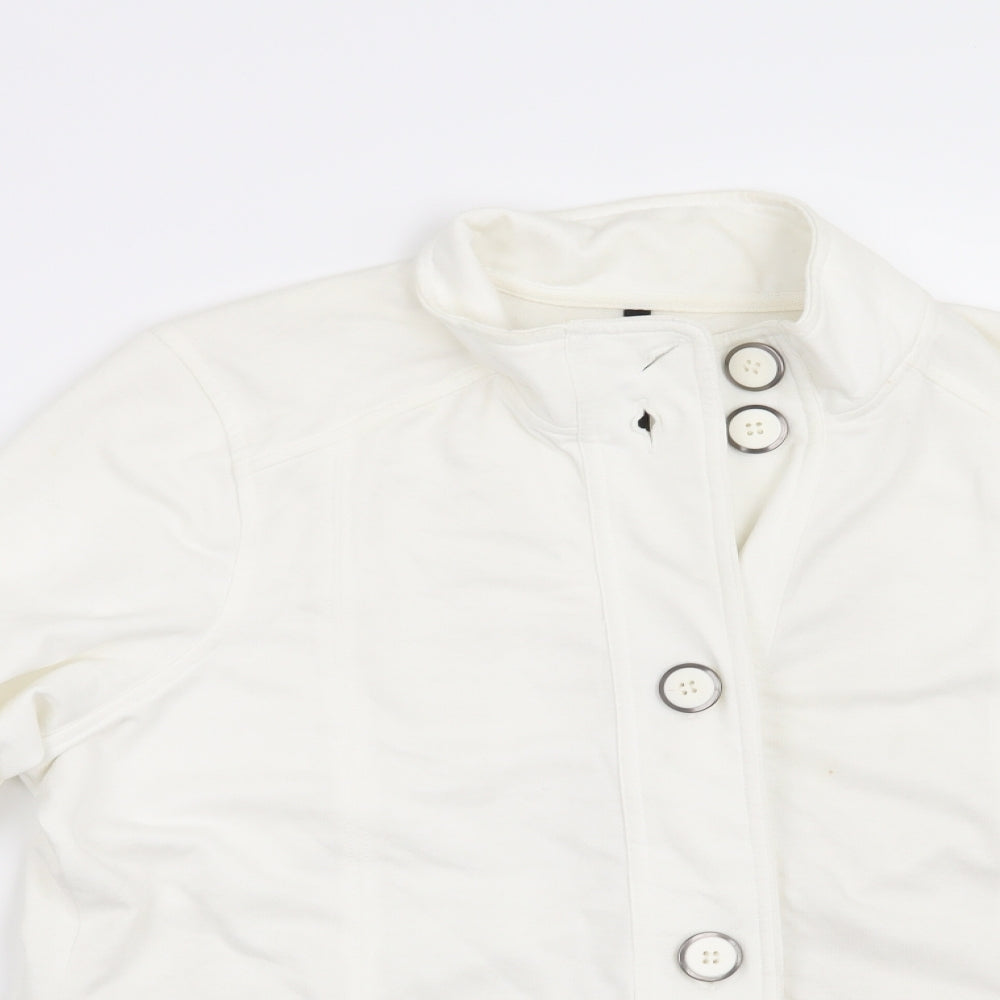 Bonmarché Womens White   Jacket  Size M