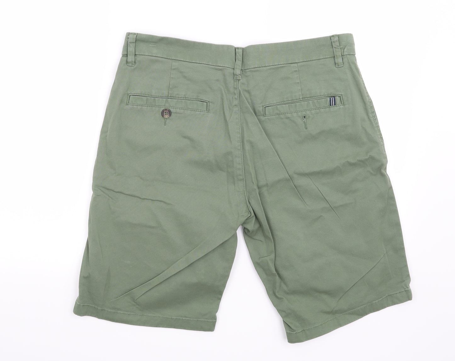 F&F Mens Green   Chino Shorts Size 34