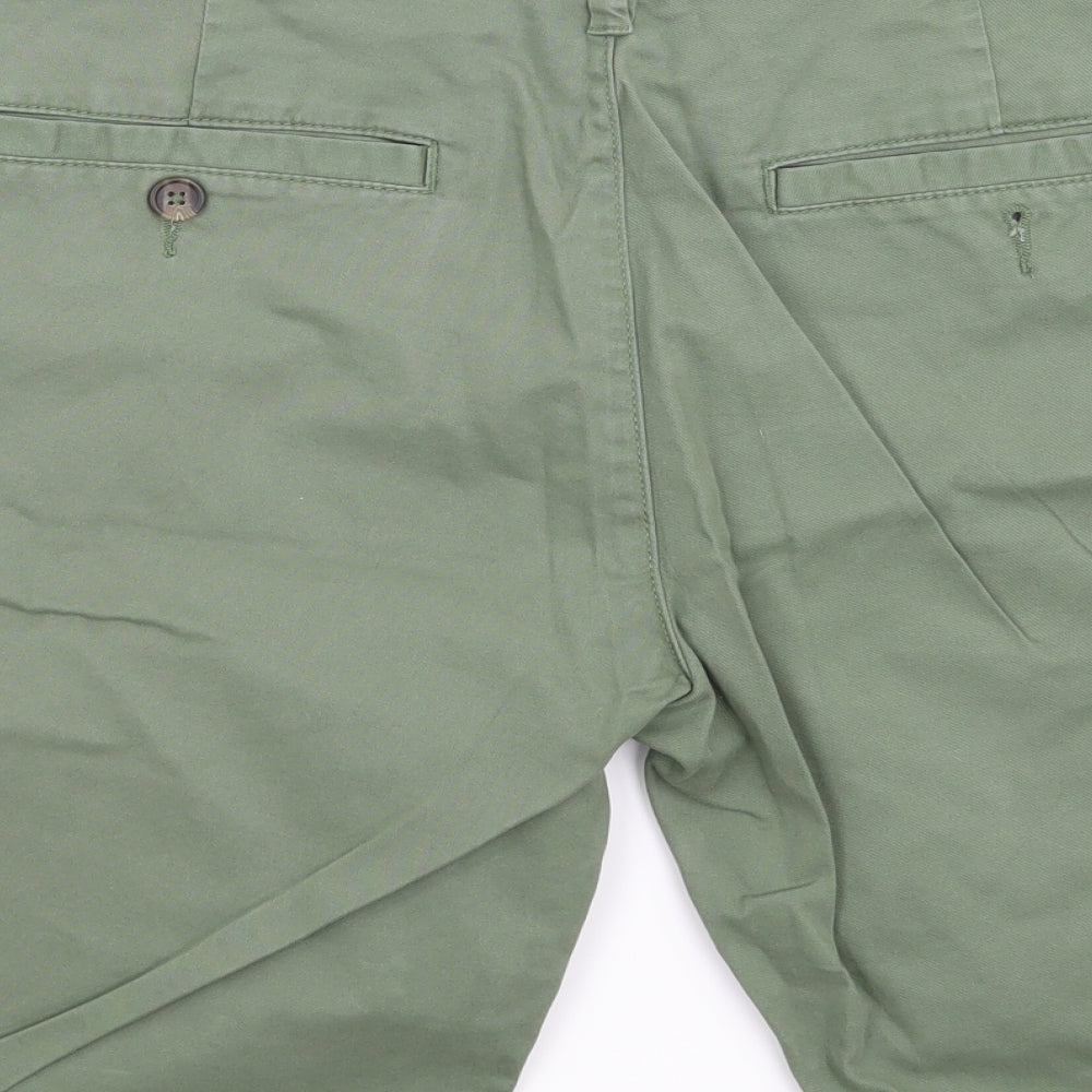 F&F Mens Green   Chino Shorts Size 34