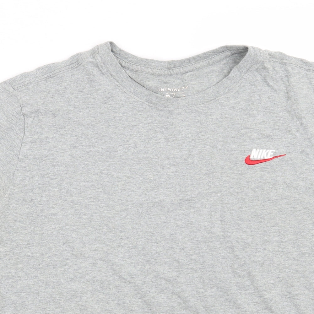 Nike Mens Grey    T-Shirt Size M
