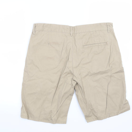 Denim CO Mens Beige   Chino Shorts Size 34