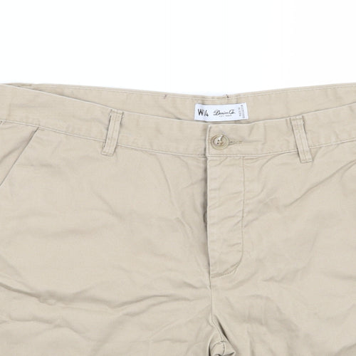 Denim CO Mens Beige   Chino Shorts Size 34