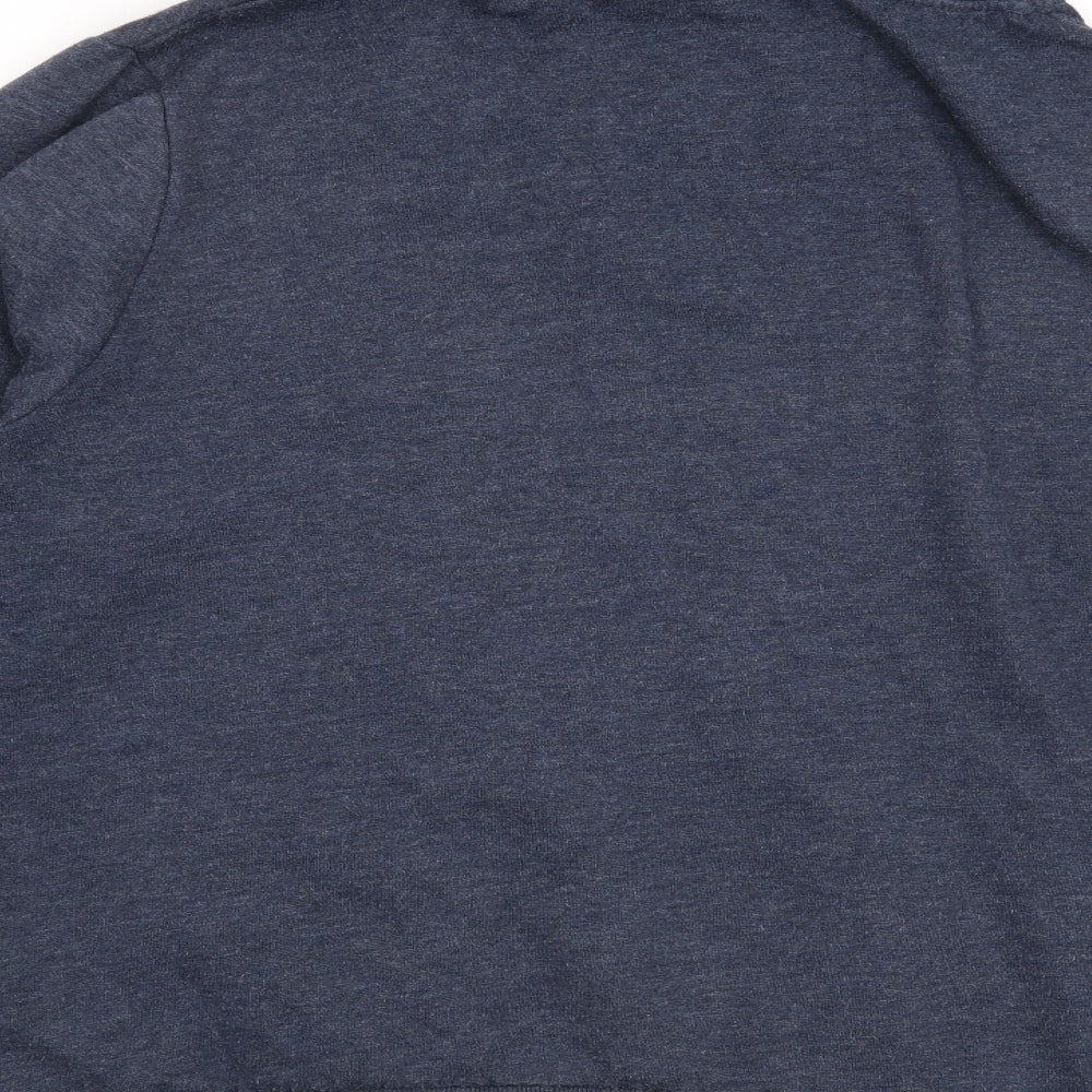 New Look Mens Blue   Full Zip Hoodie Size XL