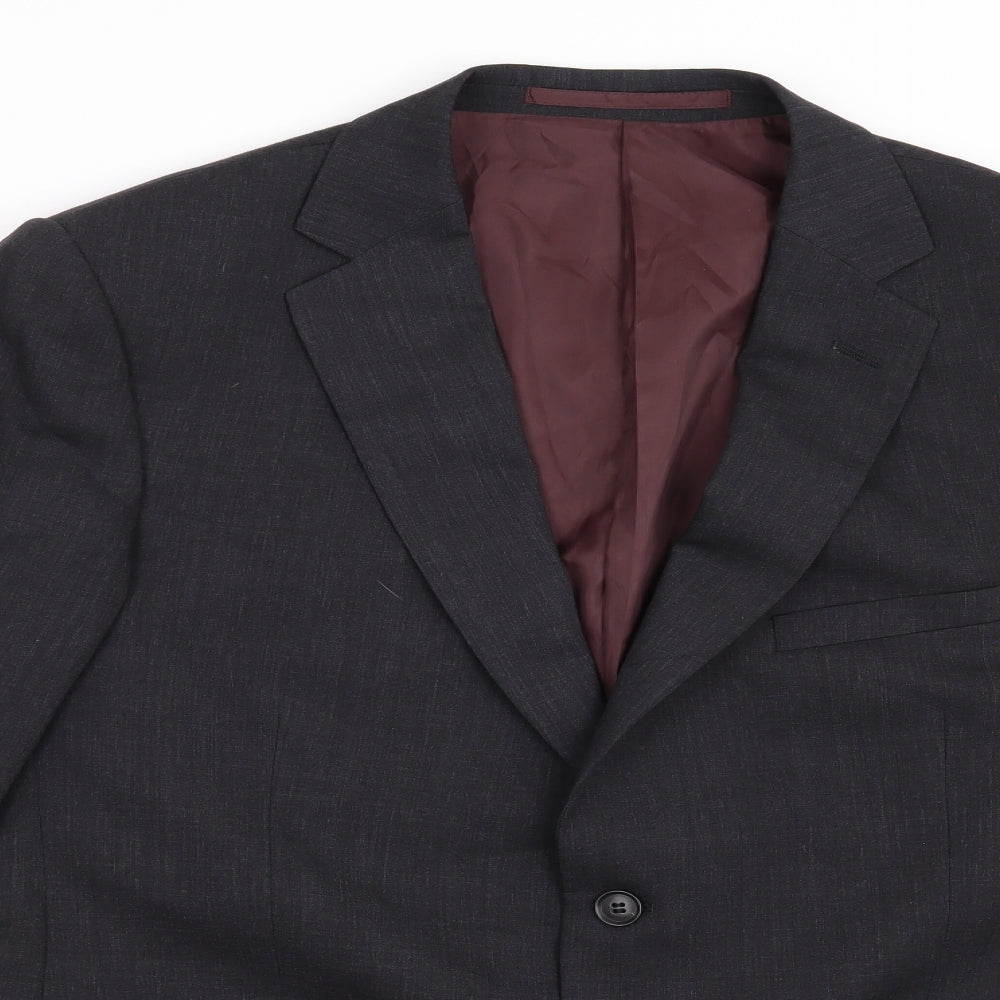 Marks and Spencer Mens Blue   Jacket Suit Jacket Size 42