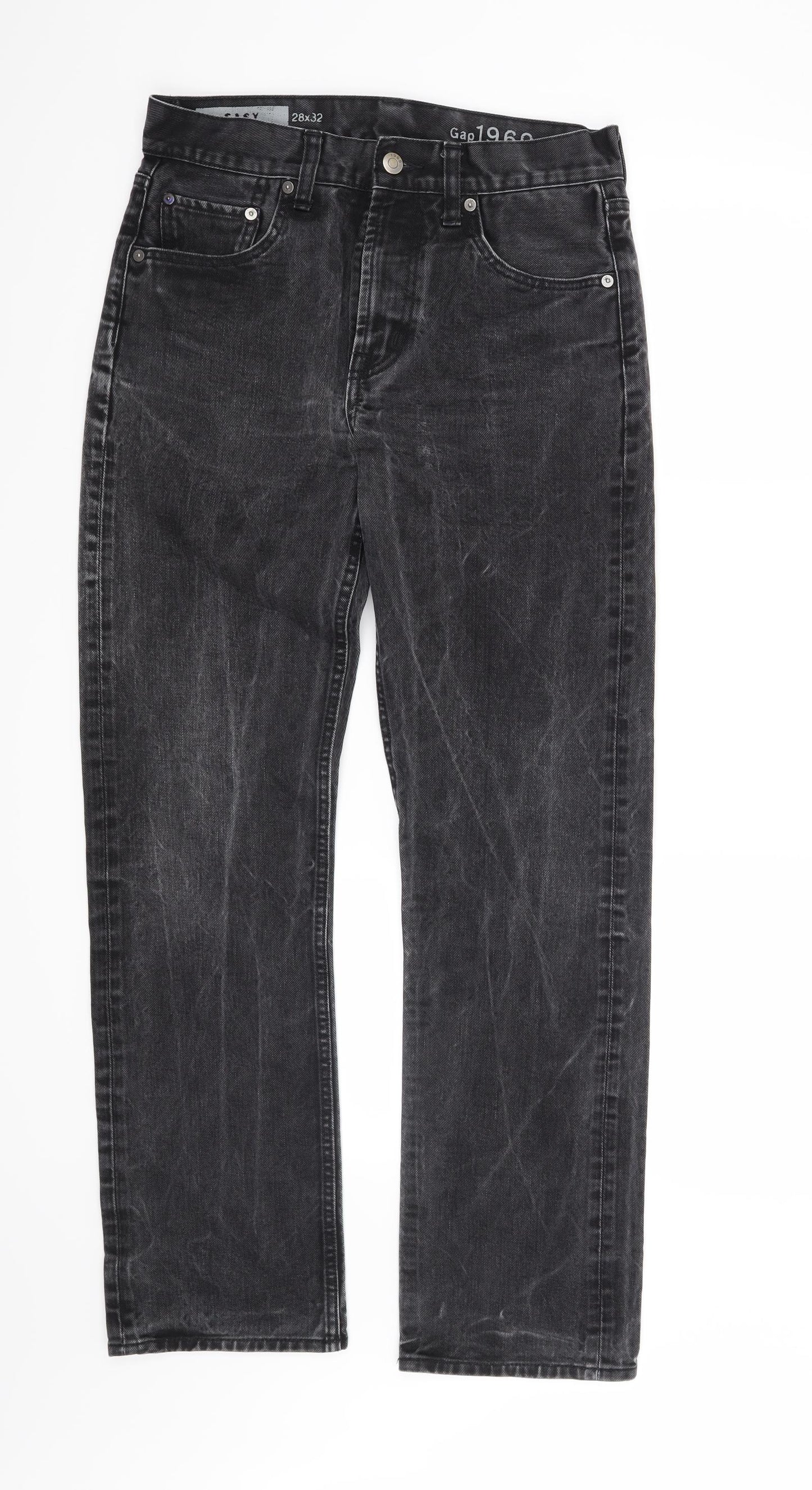 Gap Mens Black   Straight Jeans Size 28 in L32 in