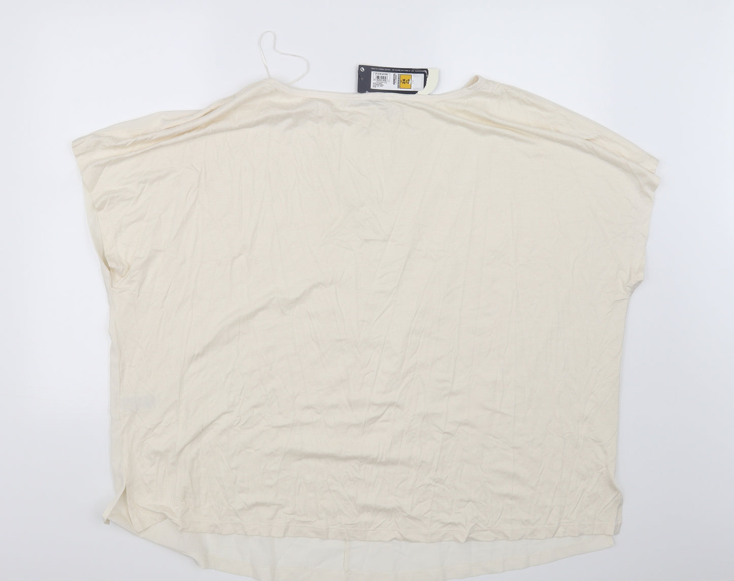 Marks and Spencer Womens Yellow   Basic Blouse Size 24