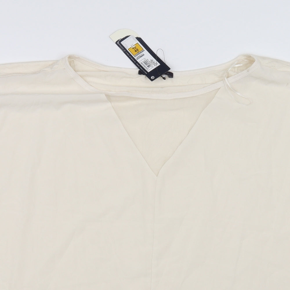 Marks and Spencer Womens Yellow   Basic Blouse Size 24