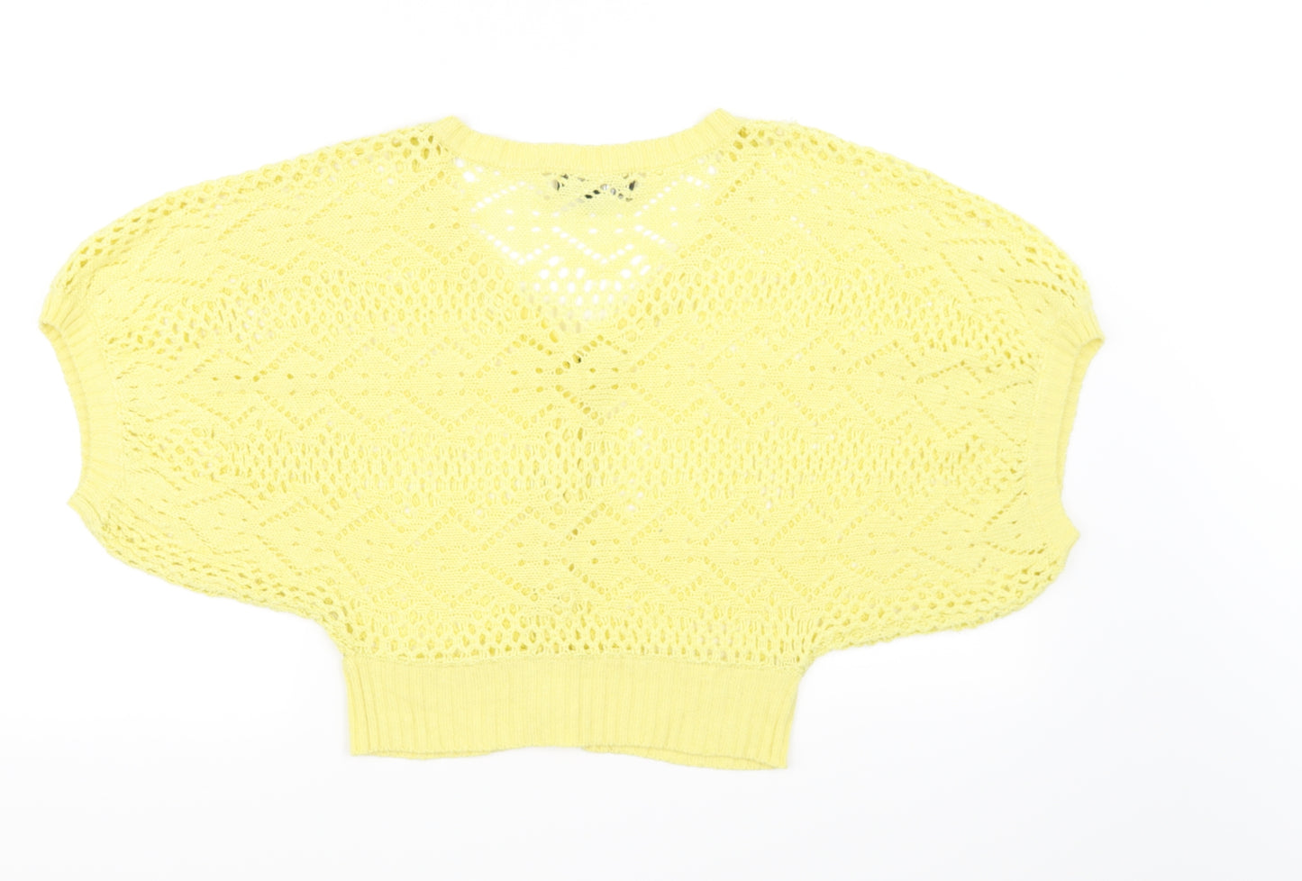 Tsega Womens Yellow   Cardigan Jumper Size L